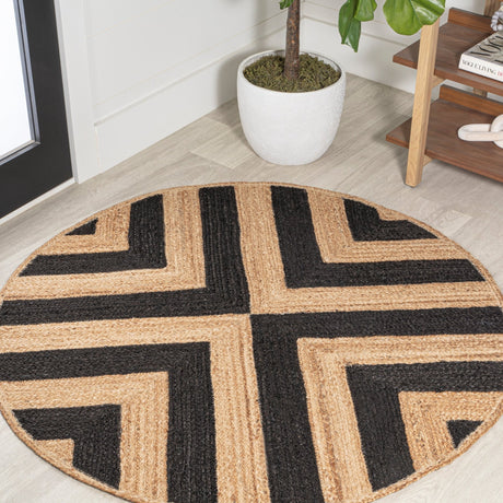 Piper-Two-Tone-Chevron-Round-Jute-Round-Area-Rug-Area-Rugs