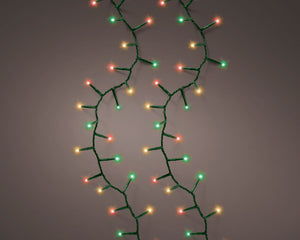 LED Twinkle Stringlight - 500 Lights - Multicolor - Green Wire