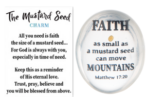 Mustard Seed Charm - A Symbol of Faith and Inspiration