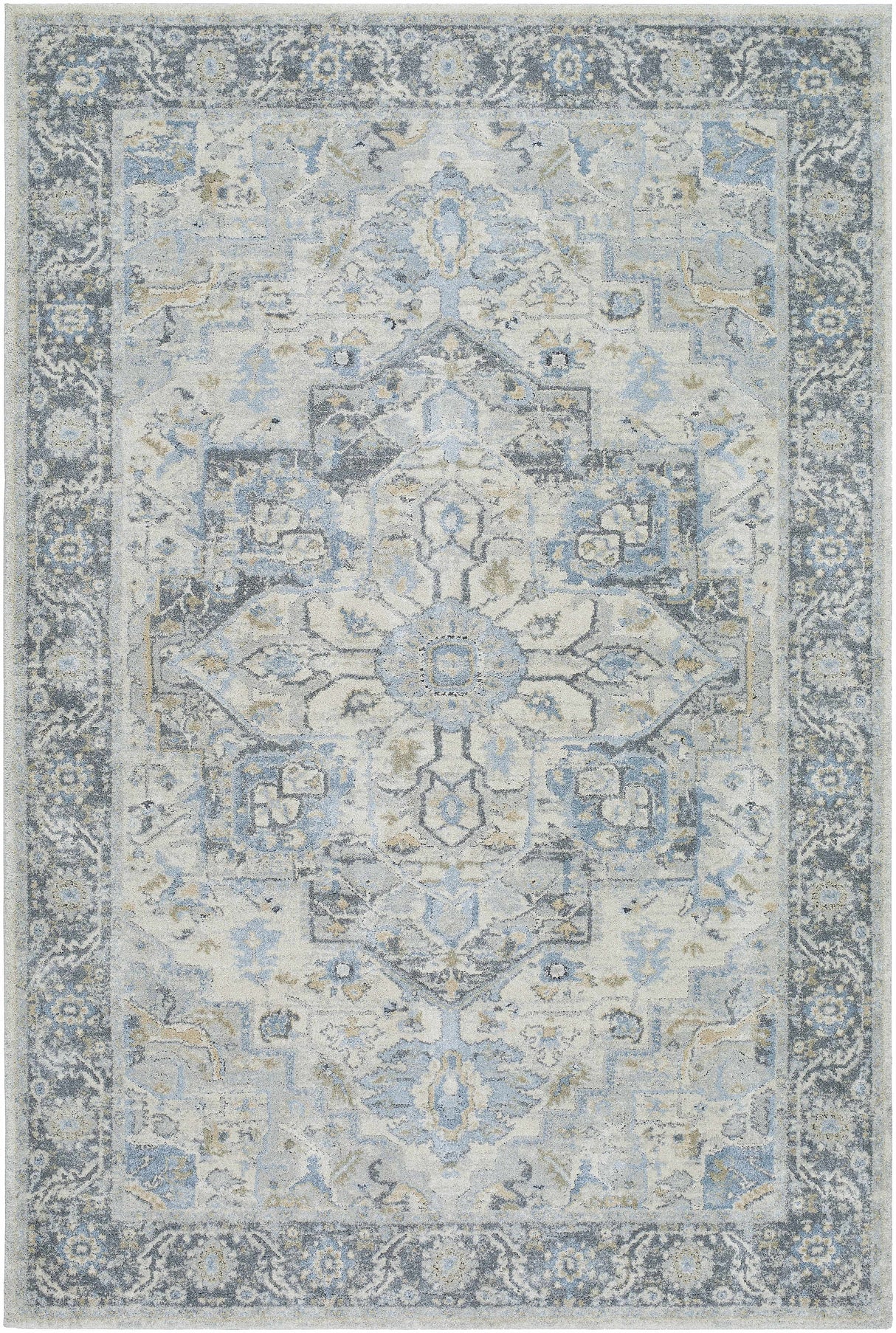 Akshay Light Gray Thick Luxe Area Rug
