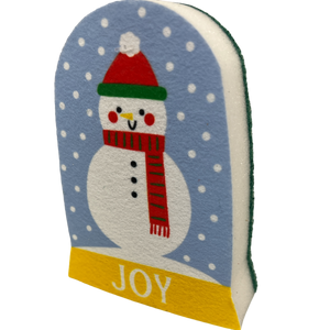 Holiday Sponge - Joy Snowglobe