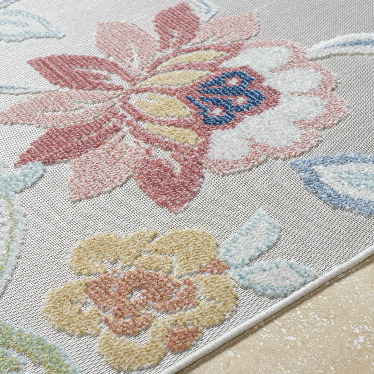 Piers Light Slate Area Rug