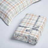 Plaid Flannel Cotton Classic Modern Farmhouse Duvet Cover Set - Duvet Cover Set by Superior Brand