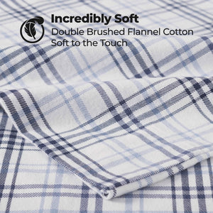 Plaid Flannel Cotton Classic Modern Farmhouse Pillowcases, Set of 2 - Pillowcases by Superior Brand