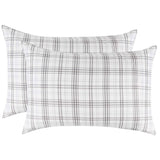 Plaid Flannel Cotton Classic Modern Farmhouse Pillowcases, Set of 2 - Pillowcases by Superior Brand