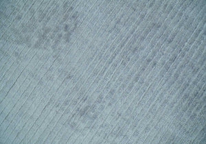 Plain Solid 8x10 Hand Loomed Silver Modern Minimalist Scandinavian Art Silk Rug