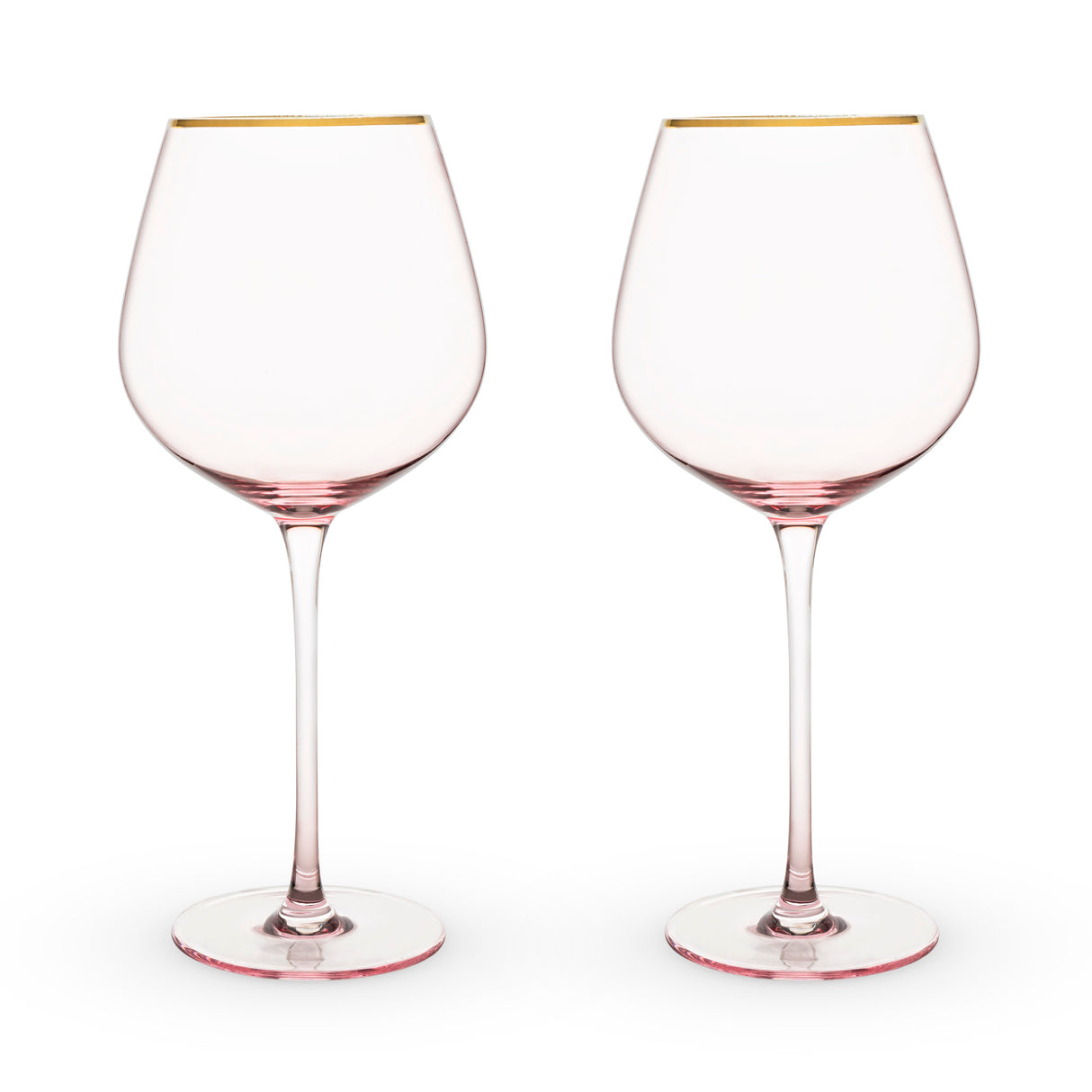Rose-crystal-red-wine-glass-set-by-twine®-Wine-Glasses