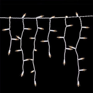 300-Count Constant White Incandescent Icicle Lights