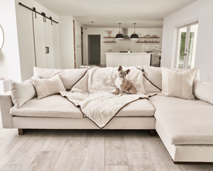 PupProtector™ Summer Short Fur Waterproof Throw Blanket - Polar White
