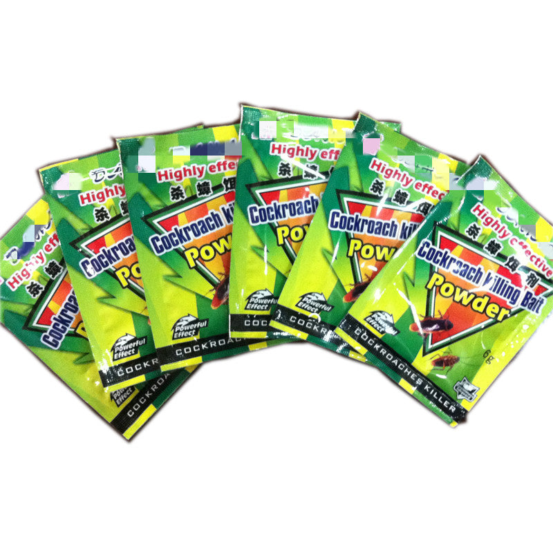 Cockroach Killing Bait Powder 10 or 20 Bags – Effective Roach Killer Insecticide Bait