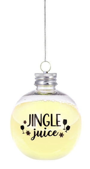 Fillable Cocktail Ornament with Recipe -