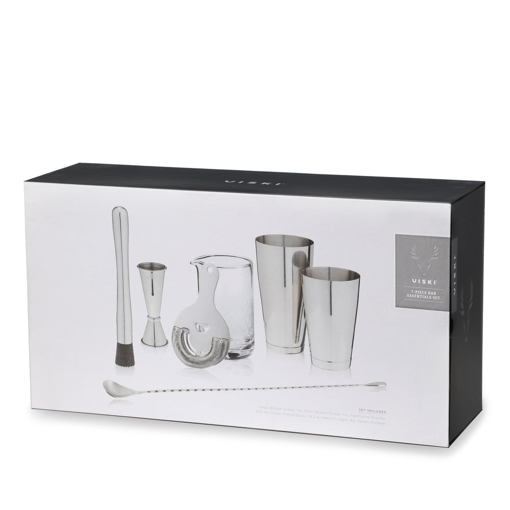 Best Barware Set 7-Piece Stainless Steel Barware Set – Tuesday Morning