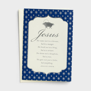 Holley Gerth - Jesus, He Came - 18 Christmas Boxed Cards