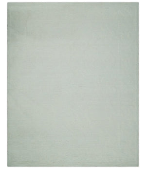 Premium 8x10 carved Texture Ivory Traditional hand knotted wool Area rug