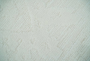Premium 8x10 carved Texture Ivory Traditional hand knotted wool Area rug