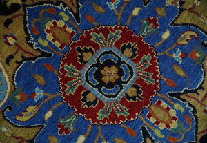 Premium Fine Olive, Brown, Black and Rust 8x10 and 9x12 Traditional Serapi wool Area Rug