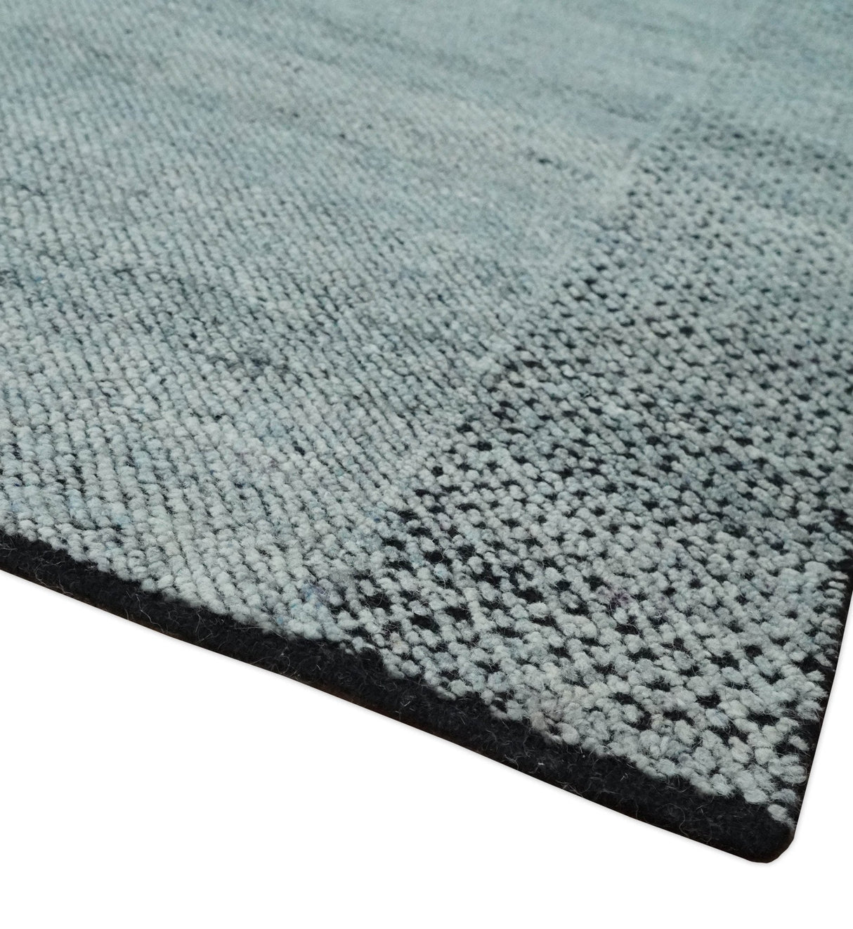 Premium Silver, gray and charcoal Contemporary Design 9x12 Hand knotted wool Area Rug