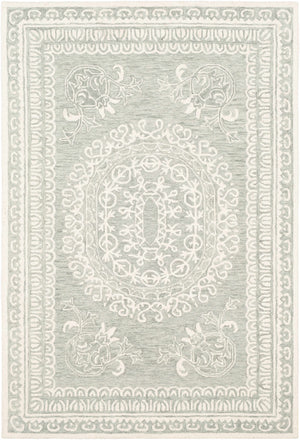 Parson Ivory/Sage Wool Area Rug