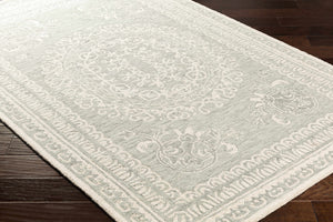 Parson Ivory/Sage Wool Area Rug
