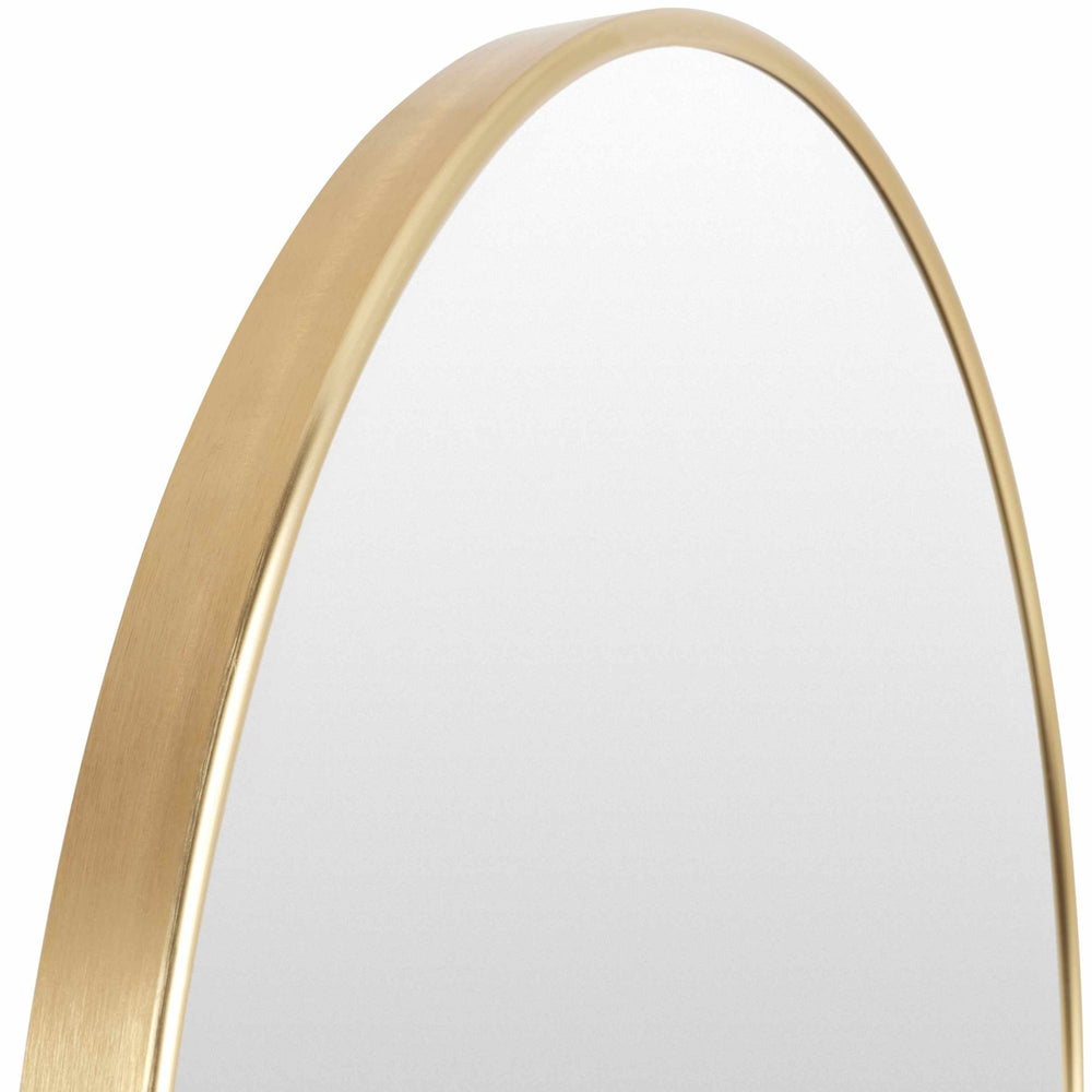 Purullena Oval Gold Mirror