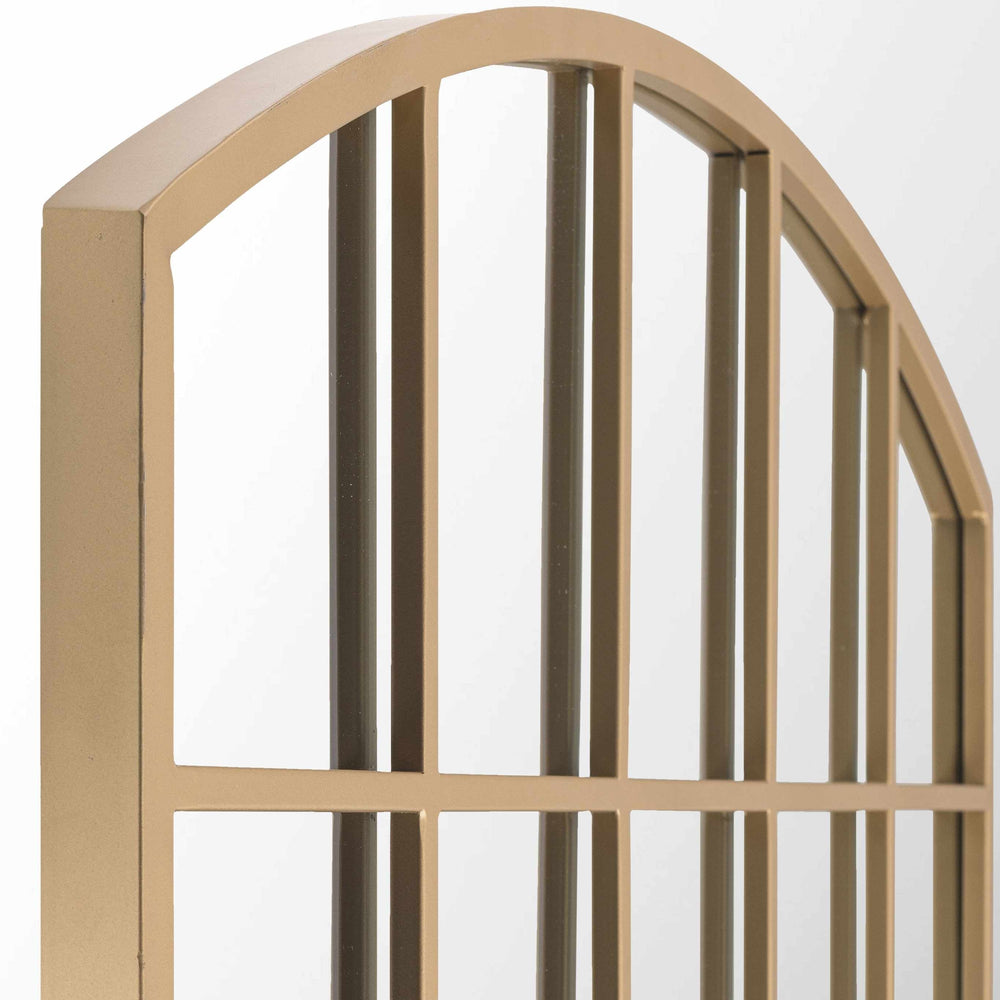 Pisignano Gold Caged Mirror