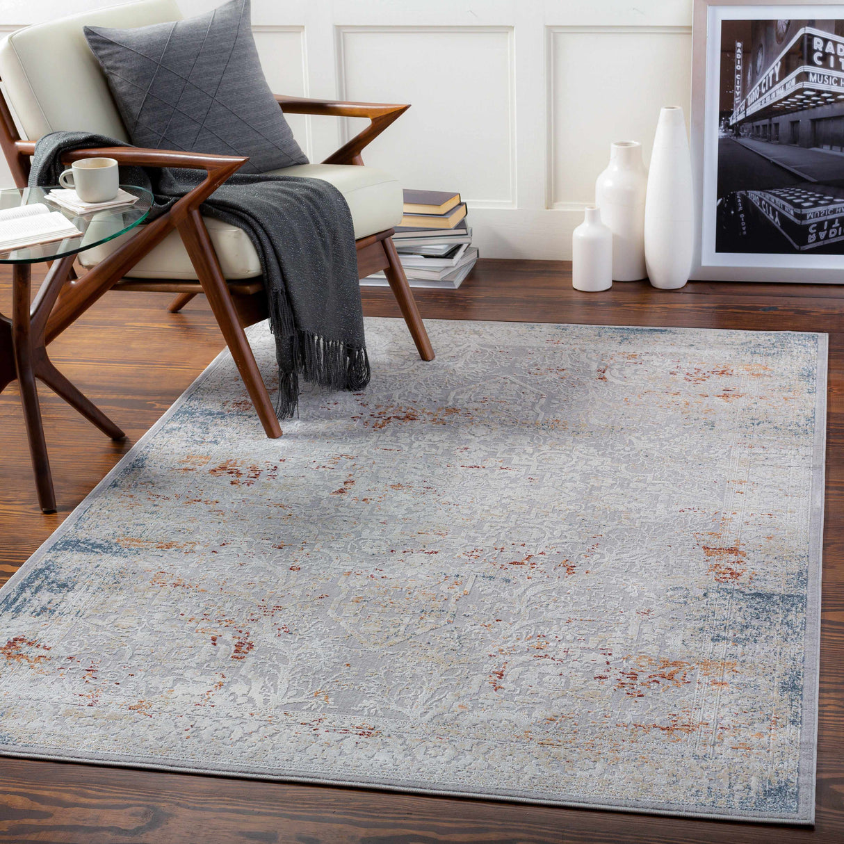 Petersburgh Textured Luxe Area Rug - Clearance