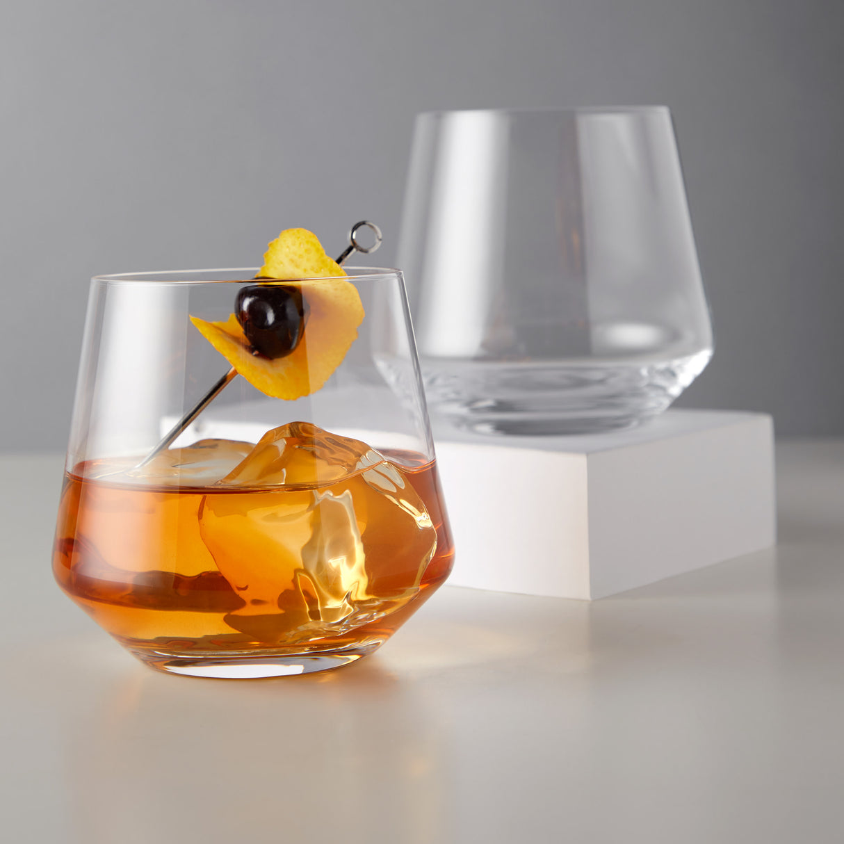 Raye crystal angled cocktail tumblers viski®