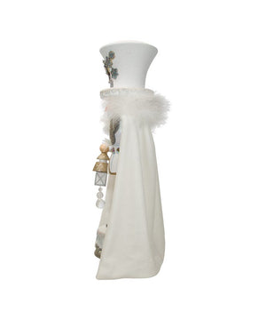 Hollywood Nutcrackers White Snowflake LED Soldier Nutcracker