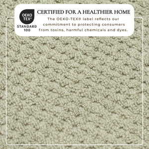 100% Cotton Checkered Jacquard Bath Towel Set - Giuliana Collection