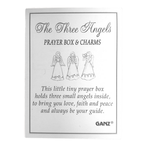 The Three Angels Prayer Box  Charm