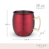 Red moscow mule mug by twine®