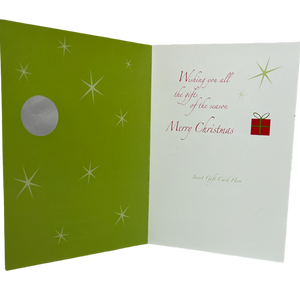 Holiday Bauble Gift Card Greeting Card