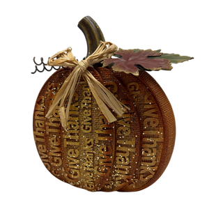 Give Thanks Harvest Autumn Pumpkin