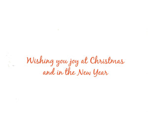 Joy Peppermint Garland Boxed Christmas Cards