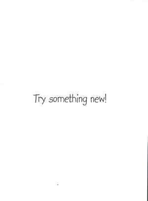 Andi's Yoga Pigeon Birthday Card