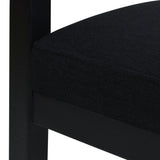 Pyrla 26" Upholstered Counter Stool with Curved Cane Back and Wood Legs