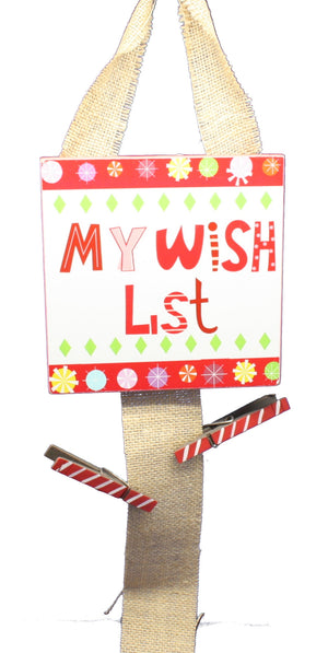 My Wish List Wall Decor