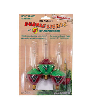 C7 Bubble Light Replacement Bulb - 3 Piece Set