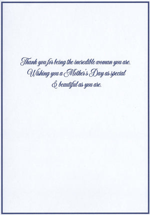 Blue Willow Filigree - Mother's Day Card