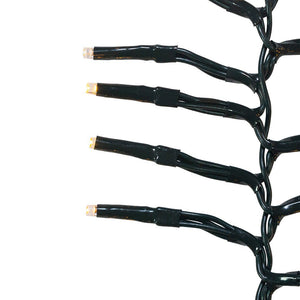 2000-Light Classic White LED Green Wire Cluster Garland
