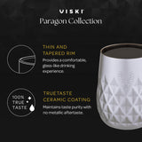 Paragon stainless steel wine tumbler in rose viski®