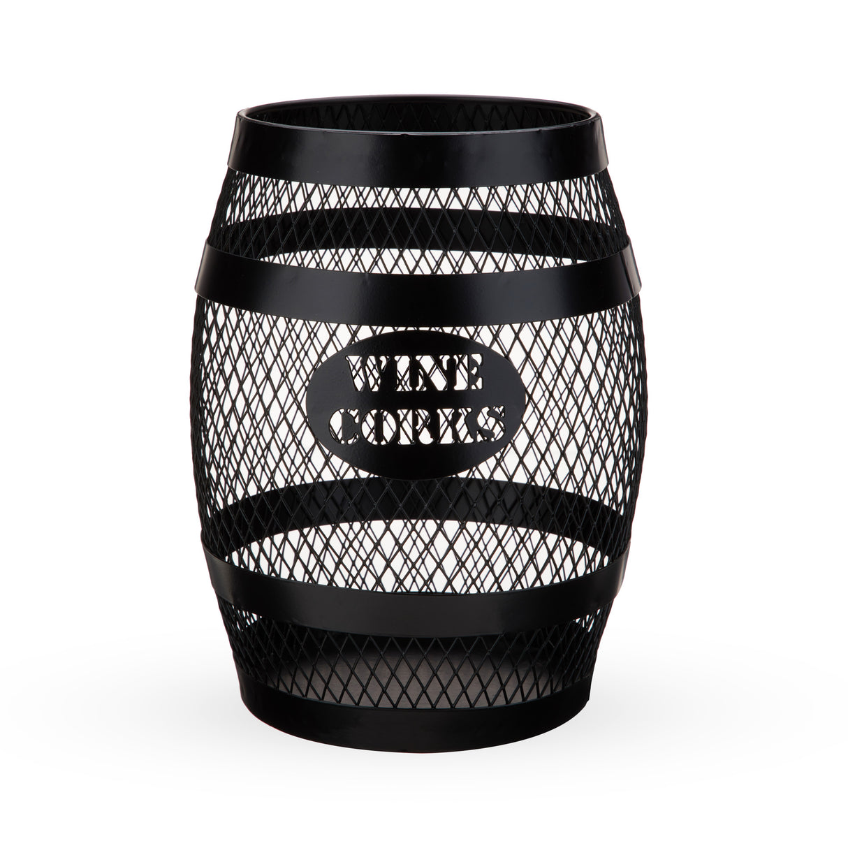 Black-barrel-cork-holder-by-twine-Wine-Bottle-Holders
