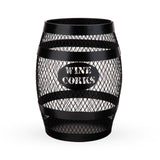 Black-barrel-cork-holder-by-twine-Wine-Bottle-Holders