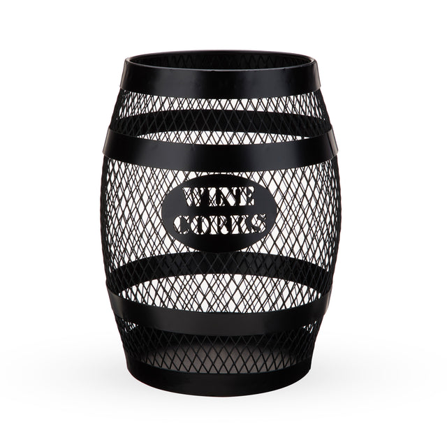 Black-barrel-cork-holder-by-twine-Wine-Bottle-Holders