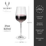 Reserve inez crystal bordeaux glasses viski®