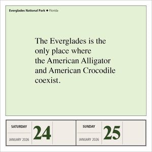 National Parks Page-A-Day Calendar 2026