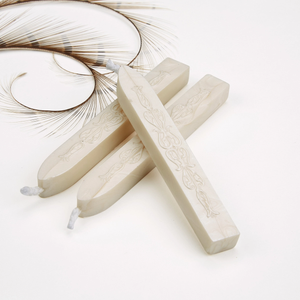 Sealing Wax Sticks with Wick - Set of 3 - White Pearl
