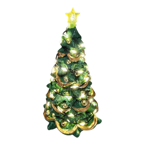 Joyful Christmas Tree - Lighted - Warm White - 4.5 Inch