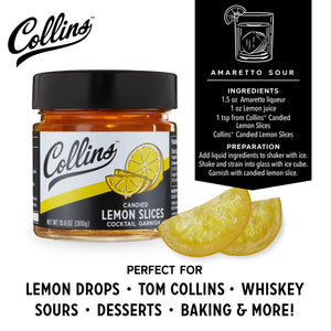 Candied Lemon Slices in Syrup 10.6 oz , Set of 6