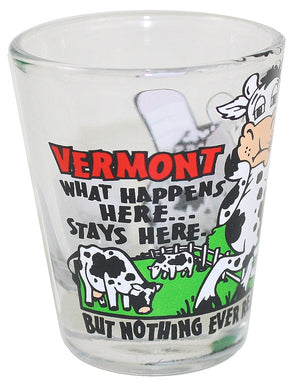 Shot Glass - What Happens in Vermont